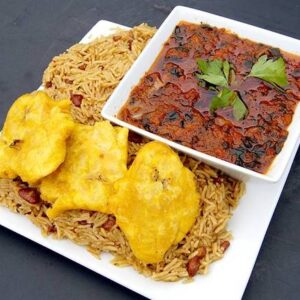 Assiette de griot (porc) / Griot Plate (Pork)